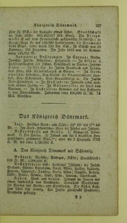 Das Koenigreich Daenemark