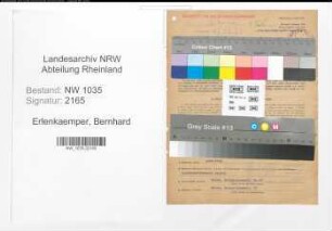 Entnazifizierung Bernhard Erlenkaemper , geb. 04.08.1916 (Kaufmaennischer Angestellter)