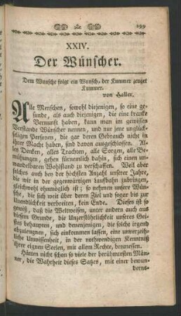 XXIV. Der Wünscher