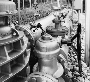 Alvense (Rosengarten) Erdgasübergabestation der HGW (Hamburger Gaswerke). Aufnahme der der Odorierungsanlage. Diese dient zur Zufügung von Warngerüchen, da Erdgas geruchlos ist.