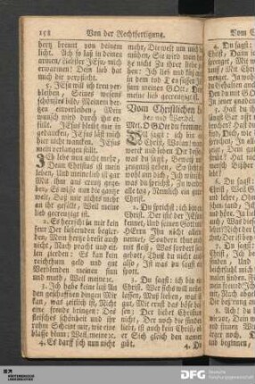 Vom Christl. Leben und Wandel.