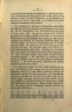 Beiträge zur Theorie und Praxis des Schachspiels : in einer Reihe von Abhandlungen, Partien, Räthseln etc., 2. 1847