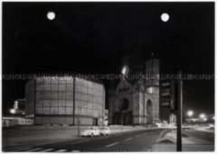Berlin, Kaiser-Wilhelm-Gedächtniskirche bei Nacht