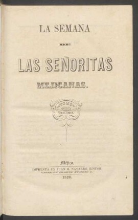 1852,1: Nueva época, tomo 1.o (1852)