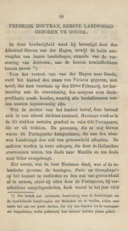 Frederik Houtman, eerste landvoogd geboren te Gouda
