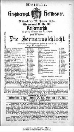 Die Hermannsschlacht