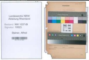 Entnazifizierung Alfred Steiner , geb. 02.02.1898 (Krim.Sekretaer)