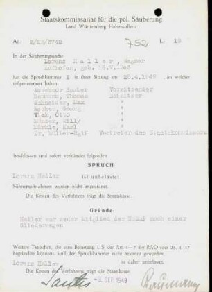 Haller, Lorenz