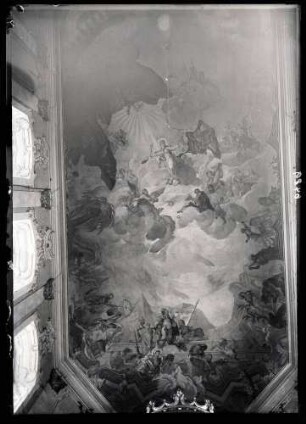 Kirche; Deckengemälde im Chor