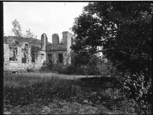 Kloster Frauenalb Außenansicht Ruine Hof Südostecke