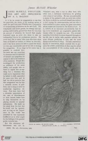 29: James McNeill Whistler : His art and his influence