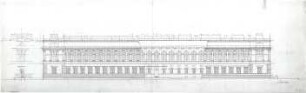 Döllgast, Hans; München; Alte Pinakothek, Wiederaufbau - Südseite (Ansicht)