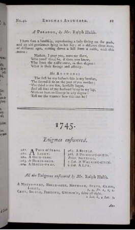 The Poetical Parts of the Ladies' Diaries. [Heath].