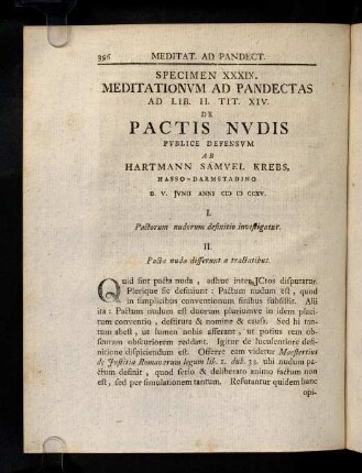 396-464, Ad Lib. II. D. Tit. XIV. De Pactis