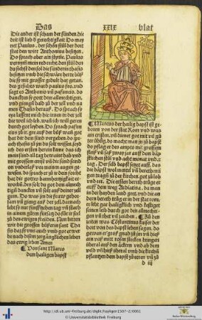 Von sant Marco dem hailigen bapst