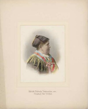 Badische Volkstracht aus "Schapbach Amt Wolfach"