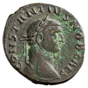 Münze, Follis, 298 n. Chr.