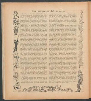 Los progresos del anuncio
