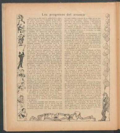 Los progresos del anuncio