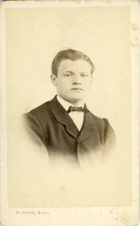 Fotografie eines jungen Herren