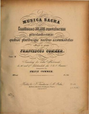 Selectio modorum : continens modos 4, 5, 6, 7, 8 et 9 vocibus concinendos, 1