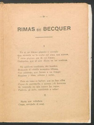 Rimas de Bécquer