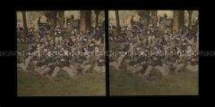 Soldaten bei der Mittagsrast