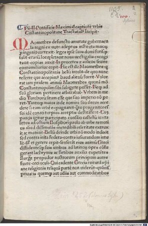 De captione urbis Constantinopolitanae