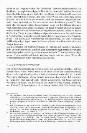 3.7.2.1 Erhöhte Risikobereitschaft