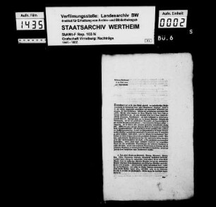 Verhandlungen des westfälischen Grafenkollegiums.