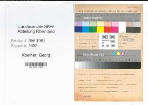 Entnazifizierung Georg Koerner , geb. 17.01.1902 (Verwaltungsbeamter)