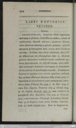 Libri Rhetorici Veteres
