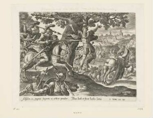 Tod Absaloms, Blatt 4 der Folge "Geschichte von David und Absalom"