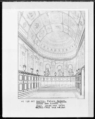 Palais Redern, Unter den Linden 1 in Berlin (Innenansicht)