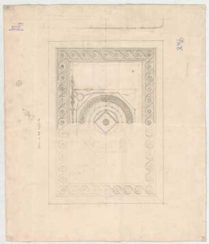 Thiersch, Friedrich von; München, Romanstr. 13; Villa von Hösslin - Decke im Salon (Teilansicht)