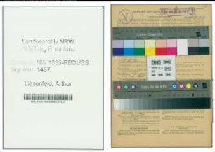 Entnazifizierung Arthur Liesenfeld , geb. 15.06.1877 (Kaufmann)