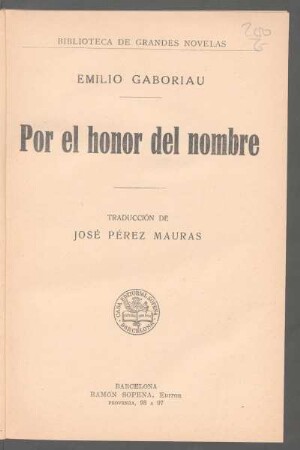 Por el honor del nombre