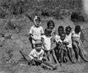 Portrait von Kindern : Ein Gruppenportrait von Kindern in Brasilien.