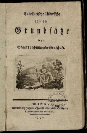 Tabellarische Uibersicht über die Grundsätze der Staatsrechnungswissenschaft