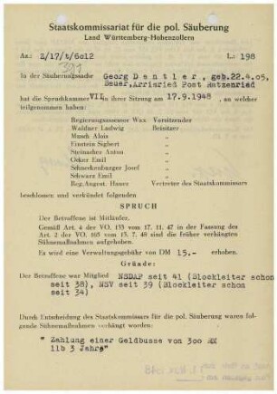 Dentler, Georg