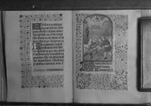 Heures de Brière de Surgy / Heures / Horae / Stundenbuch — Verkündigung an die Hirten, Folio fol. 59 r