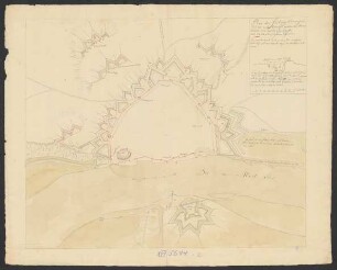 Plan der Festung Nimwegen mit den neuen Wercken, welche der Herr von Coehorn 1700 daselbst angelegt