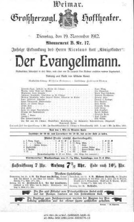 Der Evangelimann