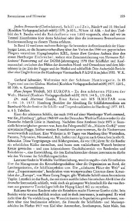 Schneider, Gerhard :: Weltreise mit der Schönen Hamburgerin, in 85 Tagen rund um den Globus : Herford, Koehler, 1977