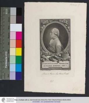 Franciscus II. Rom. Imperator Hungariæ Bohemiæ & Rex. & c. / J. Bosch ad Vivum fecit ; F. V. Durmer Sculpsit
