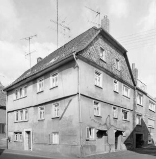 Fachwerkdoppelwohnhaus; Nidda, Raun 64, Raun 66