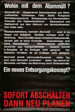 Wohin mit dem Atommüll?