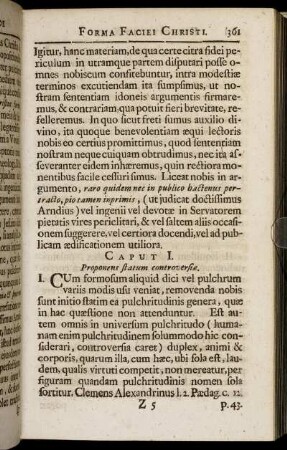 Caput I. Proponens statum controversiæ.