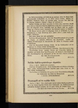 Fliegerangriff auf die englische Küste.