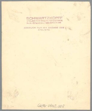 Selbstbildnis, 1933, Gips
